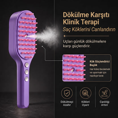 Before Nine™ Buharlı Saç Bakım Fırçası