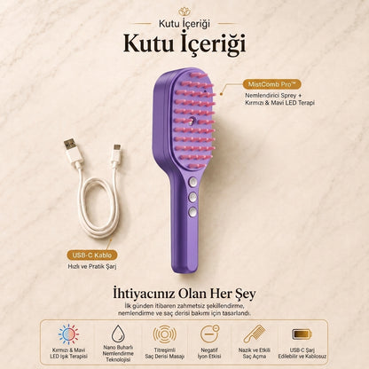 Before Nine™ Buharlı Saç Bakım Fırçası