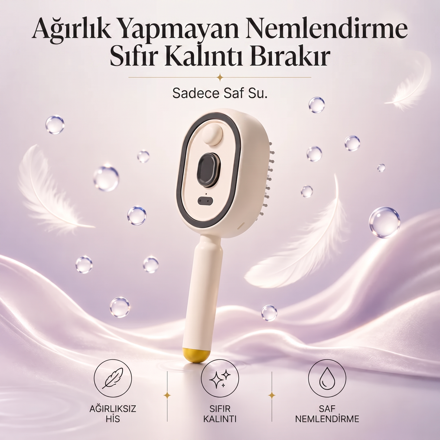 Before Nine™ Buharlı Saç Bakım Fırçası